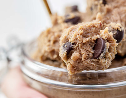 Cookie dough in a jar