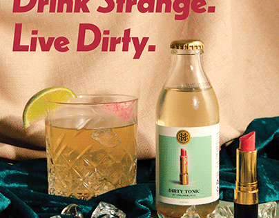 StrangeLove Dirty Tonic bottle photography