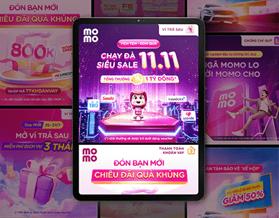 MoMo E-wallet | Campaign Graphic Design