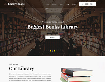 Library WordPress Theme