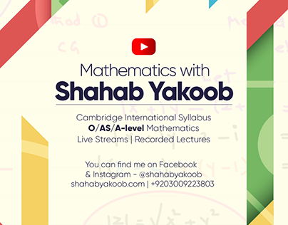 Shahab Yakoob - Visuals, Posters & Business Card