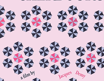 The Umbrellas of Cherbourg Poster Re-design