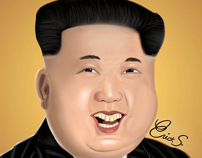 Arte Digital - "Kim Jong Un"