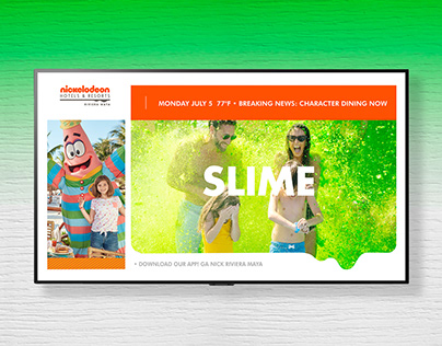 Diseño AudienceTV/ALLIN Nickelodeon™ Hotels & Resorts
