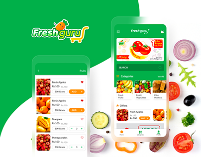 Fresh Guru Vegetable & Fruits Delivery Mobile App