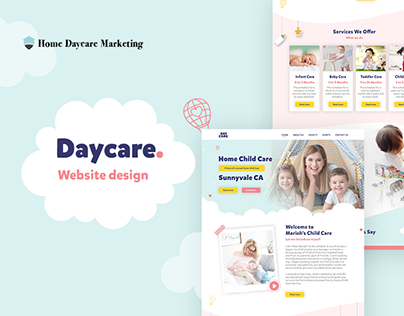 Daycare website design