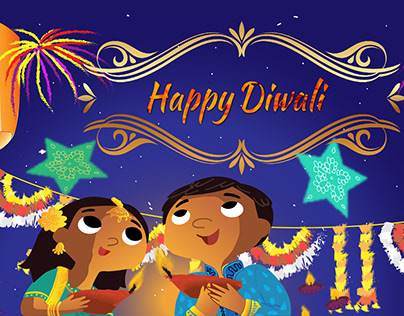 Diwali Illustration