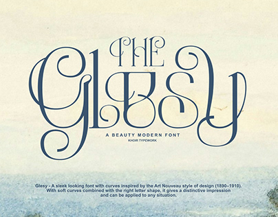 The Glesy Beauty Modern Font