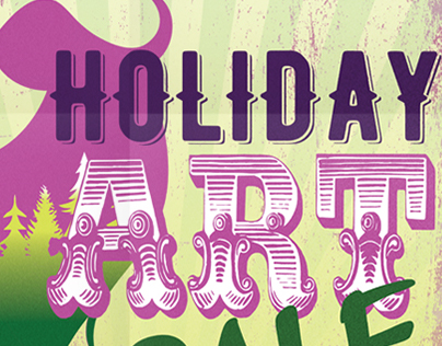 Holiday Art Sale Posters