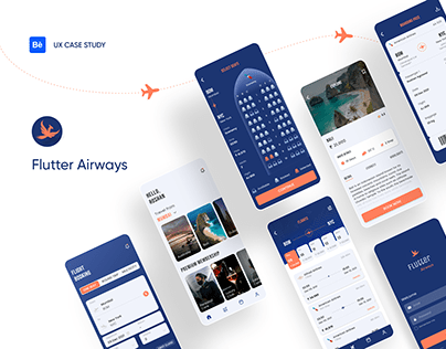 Flutter Airways - Flight Booking App UX Case Study