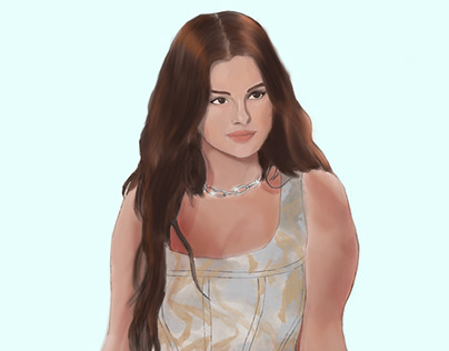 Selena Gomez, Rema, Calm Down, Illustration