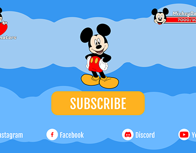 twitch banner mickey mouse