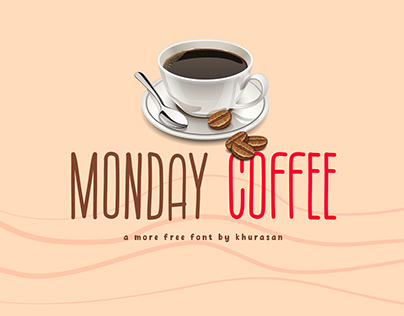 Monday Coffee Font free commercial use