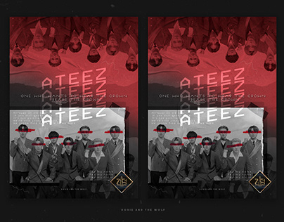 ATEEZ Kingdom : Legendary War Poster Design