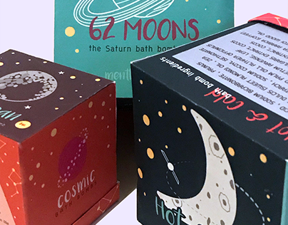 Cosmic Bath Bombs Packaging