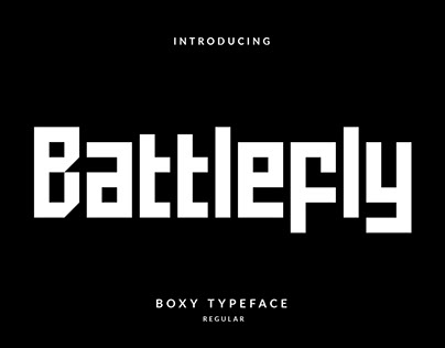 Battlefly Font