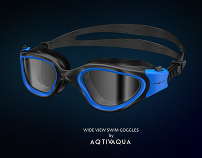 AqtivAqua Googles - 3D Animation for Amazon Platform