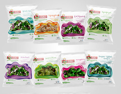 Barba Stathis Salad Packaging
