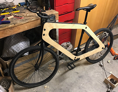 Flat-Pack Wooden Bike