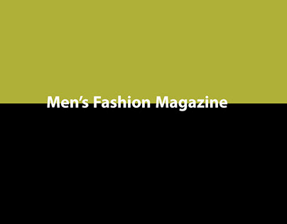 Men's fashion magazine