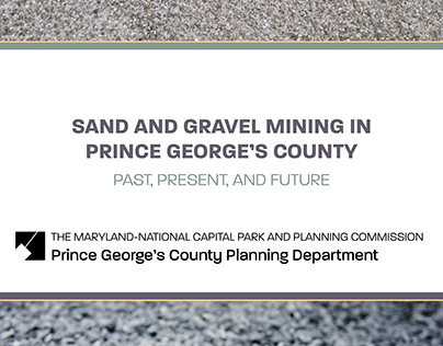 Sand and Gravel Mining in Prince George's County