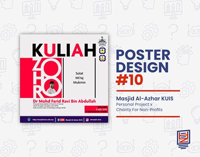 Poster Design #10 | Masjid Al-Azhar KUIS