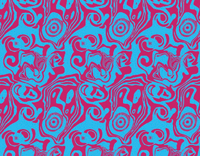 Psychedelic inspired pattern
