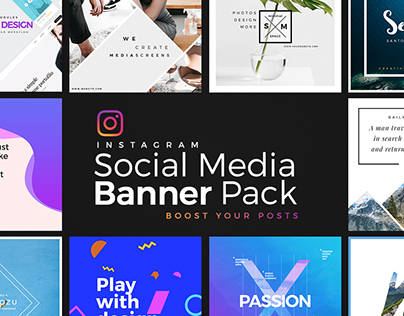 Instagram Social Media Banner Kit