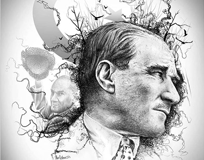 Ataturk illustration