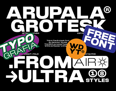 Arupala Grotesk - Free Font