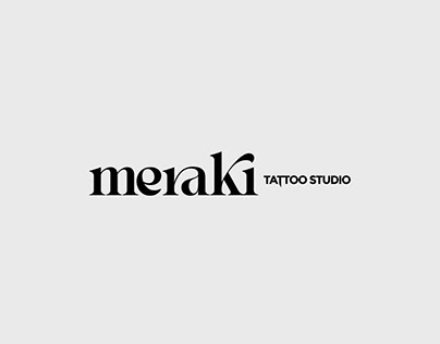 Identidade visual - Meraki Tattoo Studio