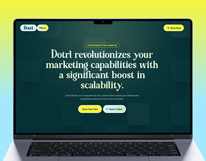 Dotrl - Fintech SAAS Website Design