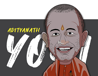 CM_Yogi Adityanath_Illustration