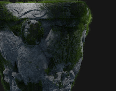 3D scan - romanic capitel