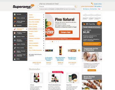 Superama // E-commerce / UX/UI redesign
