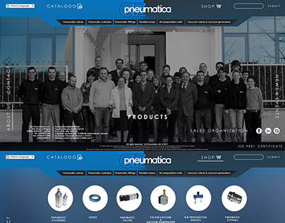 AZ Pneumatica Italy Website Design