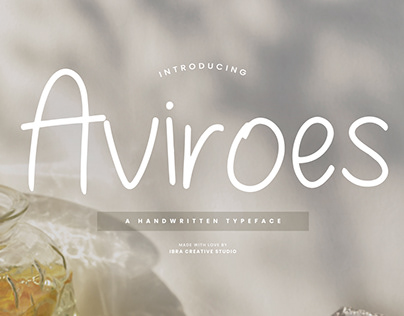 Aviroes – A Handwritten Typeface