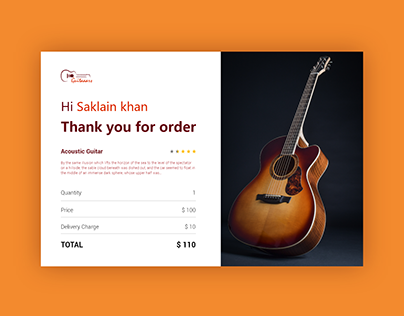 Daily UI #017 Email receipt