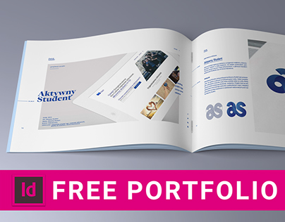 Free minimalistic portfolio - 26 pages