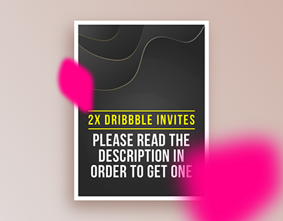 2x dribbble invites giveaway