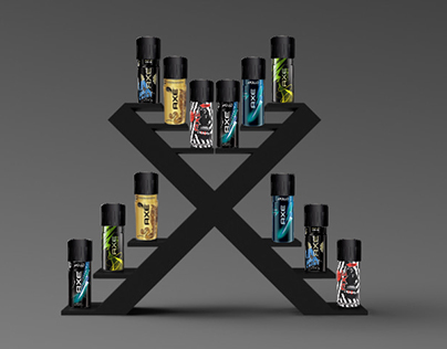 Axe perfume display design