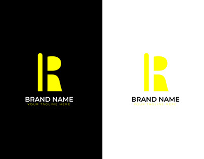 Minimal R Modern Letter logo, Branding logo, Logos.