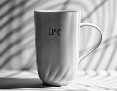 For the Love of Mugs- B&W