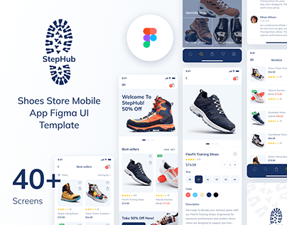 Project thumbnail - StepHub - Shoes Store Mobile App Figma UI Template