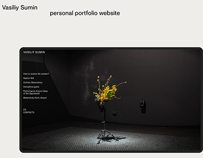 Vasiliy Sumin Personal portfolio website