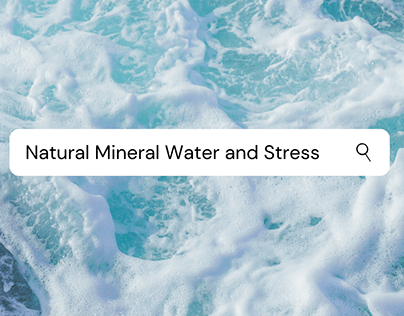 natural mineral water and stress