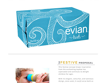 PACKAGING DESIGN PROJECT FOR EVIAN KIDS