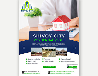Paphlet Design | Shivoy City | Real Estate