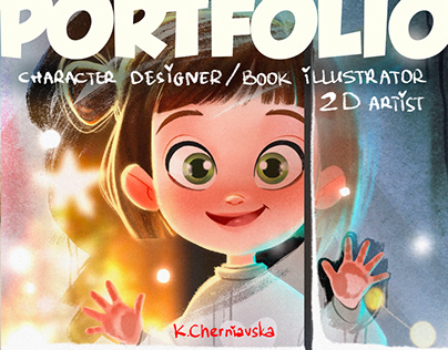 2D Book illustrator , character designer portfolio