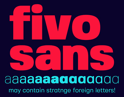 Fivo Sans Typeface | Free Font Family